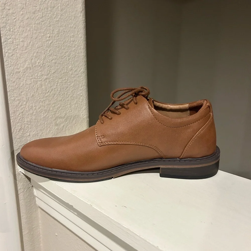 Men's Leo Oxford Dress Shoes - Goodfellow & Co Brown 7